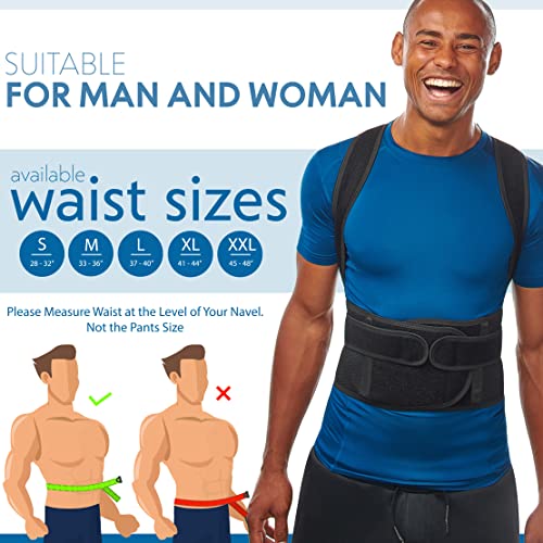 Adjustable Posture Back Brace (XX-Large) J4634