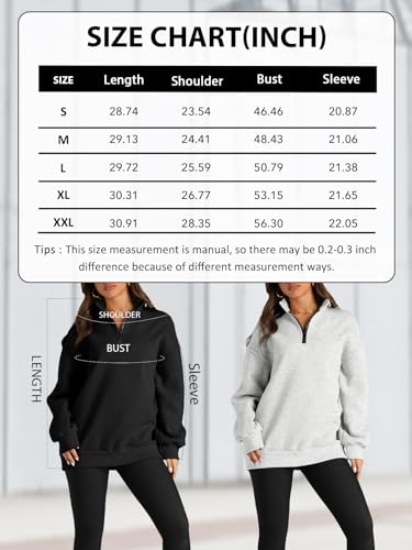 Oversized Half Zip Hoodie Q857363