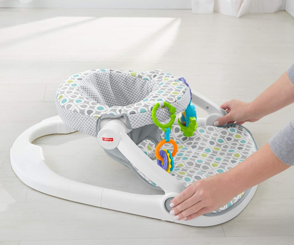 Portable Baby Floor Seat With Machine Washable Seat Pad Y700