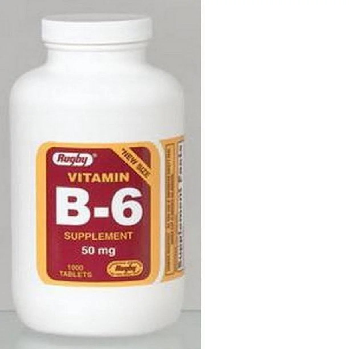 Vitamin B-6 Supplement 50 MG 1000 Tablets S93754