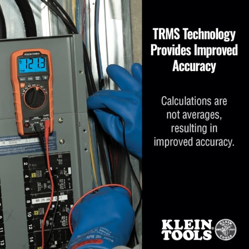 Slim Digital Multimeter with Reverse Contrast Display H6918