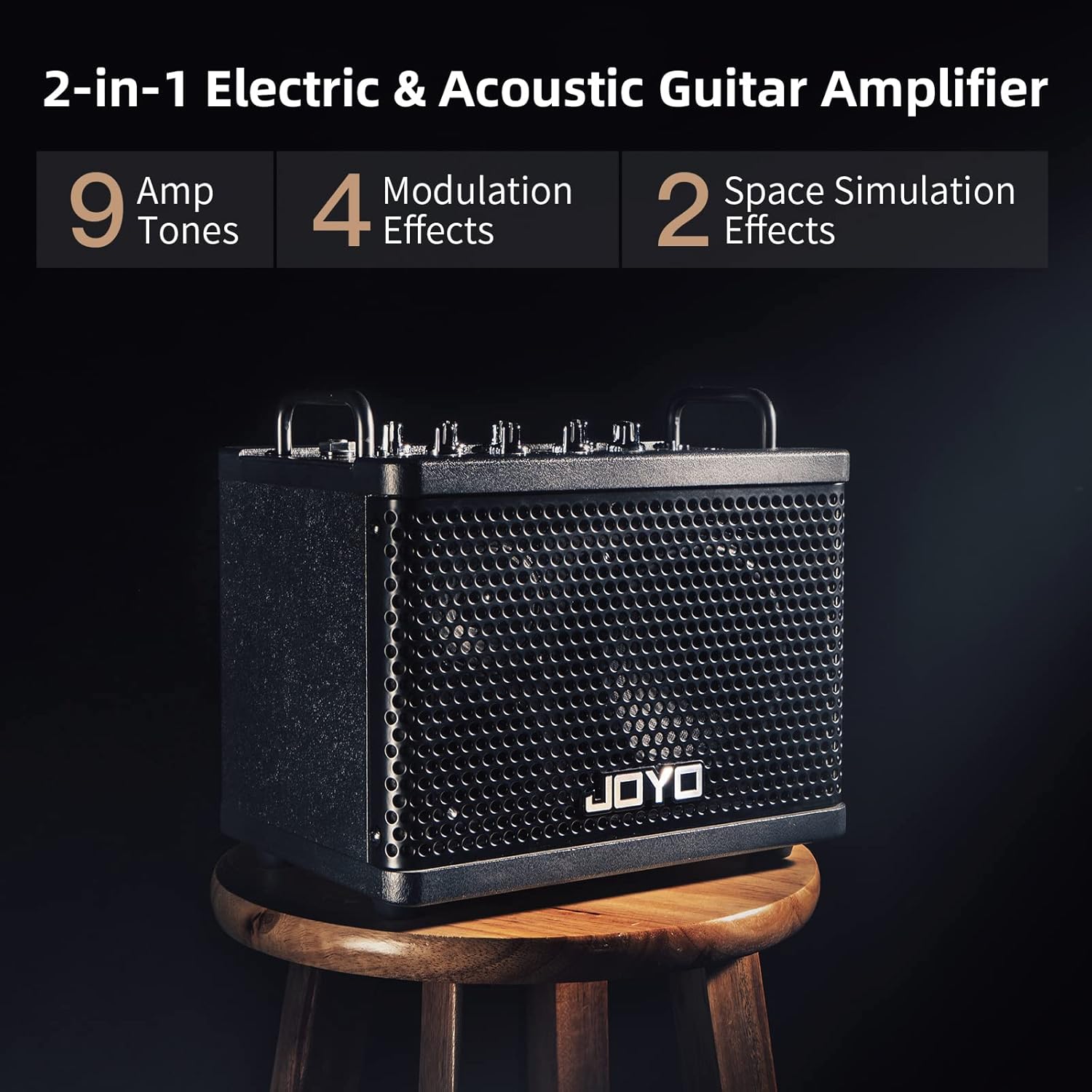 Digital Modeling Combo Amplifier Bundle with Audio Instrument Cable A197