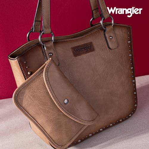 Retro Studded Western Hobo Handbag And Wallet Set M611137