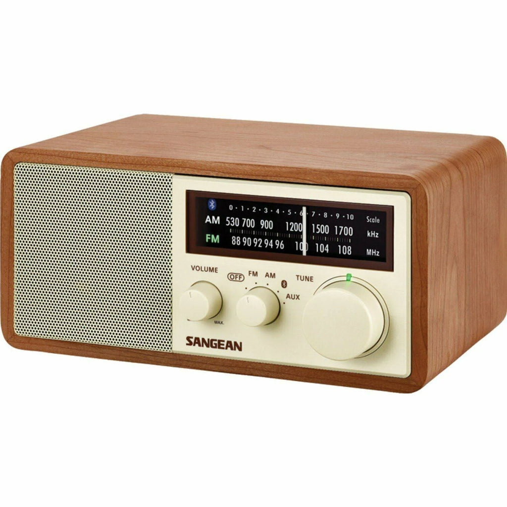 AM-FM Bluetooth Wooden Cabinet Radio M406698