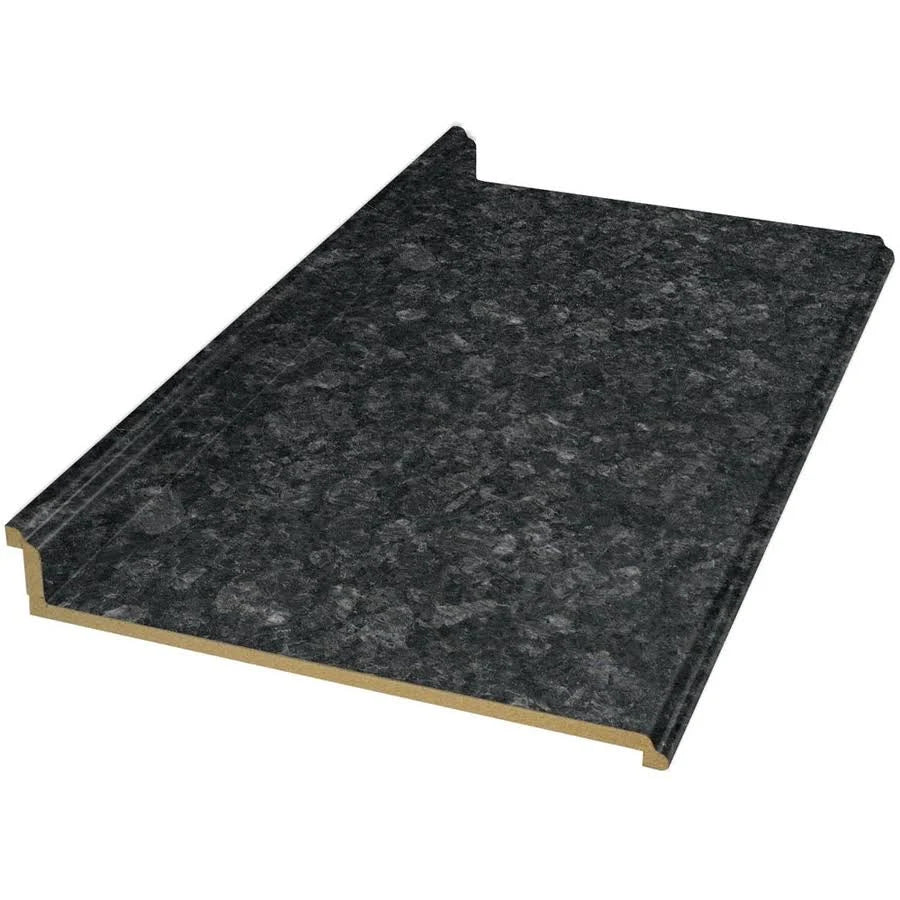 Black Straight Laminate Kitchen Countertop M140195