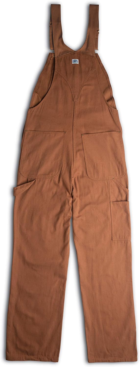 Men's Duck Bib Overall, Pecan, 38x30 K76091