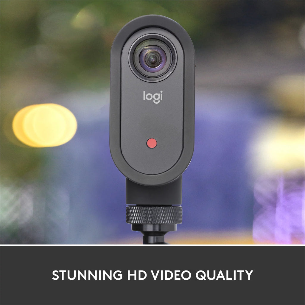 Black Wireless Live Streaming Camera 1080p HD W238255