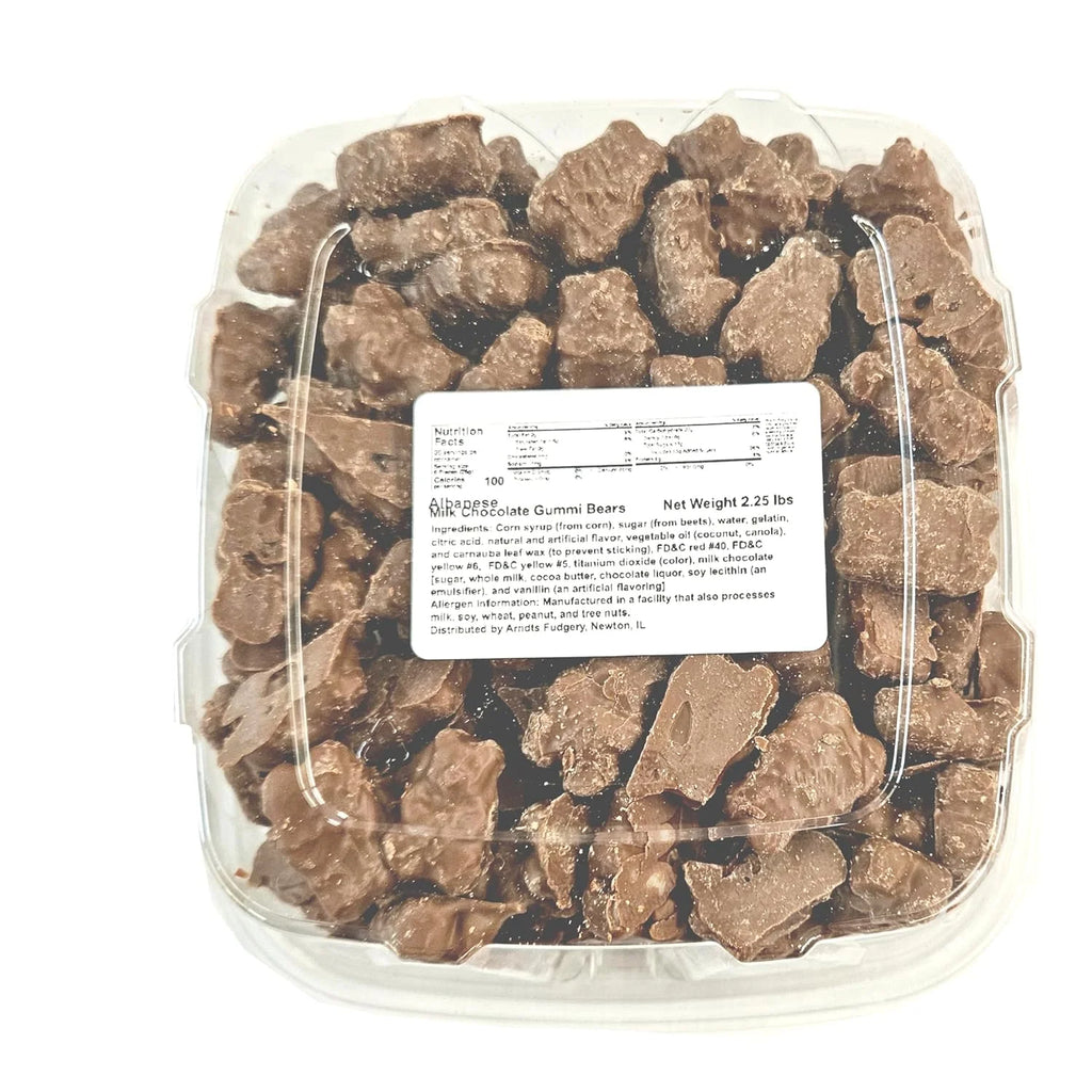 Milk Chocolate Covered Gummi Bears (2.25 Pound) U224917