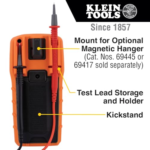Slim Digital Multimeter with Reverse Contrast Display H6918