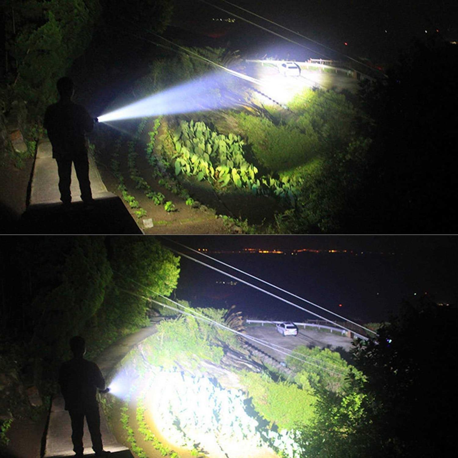 120000 Lumen Rechargeable LED Flashlight U1229