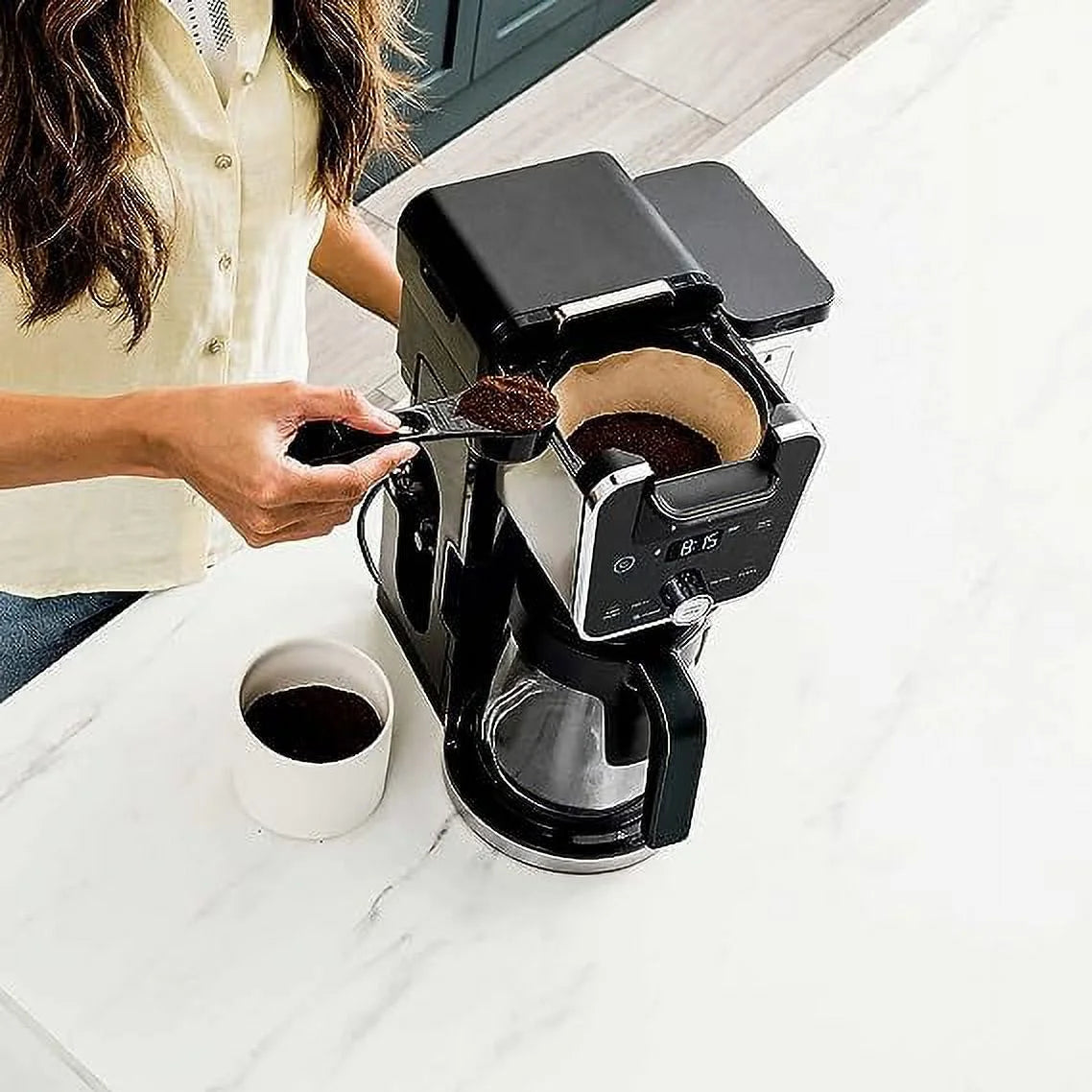 Open Box 14-Cup Coffee Maker Black Q7792