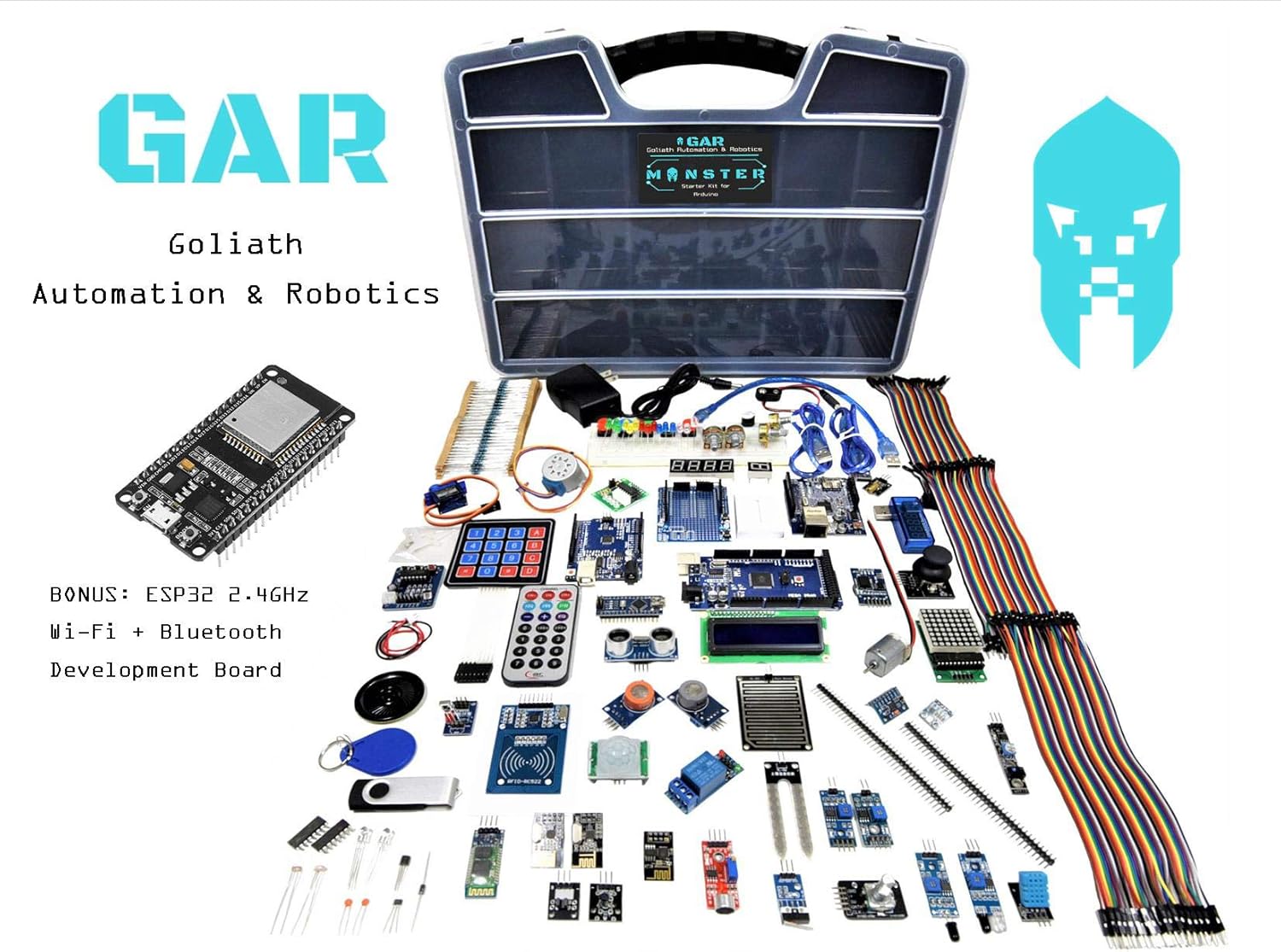 25 Sensor Modules Starter Kit for Arduino Uno Mega Nano with ESP32 R971