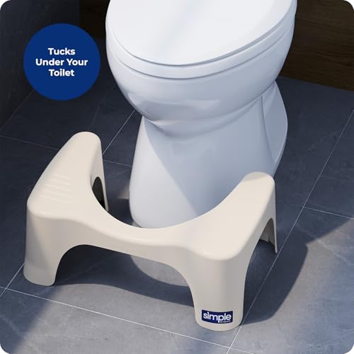 Black 7" Bathroom Toilet Stool S4663