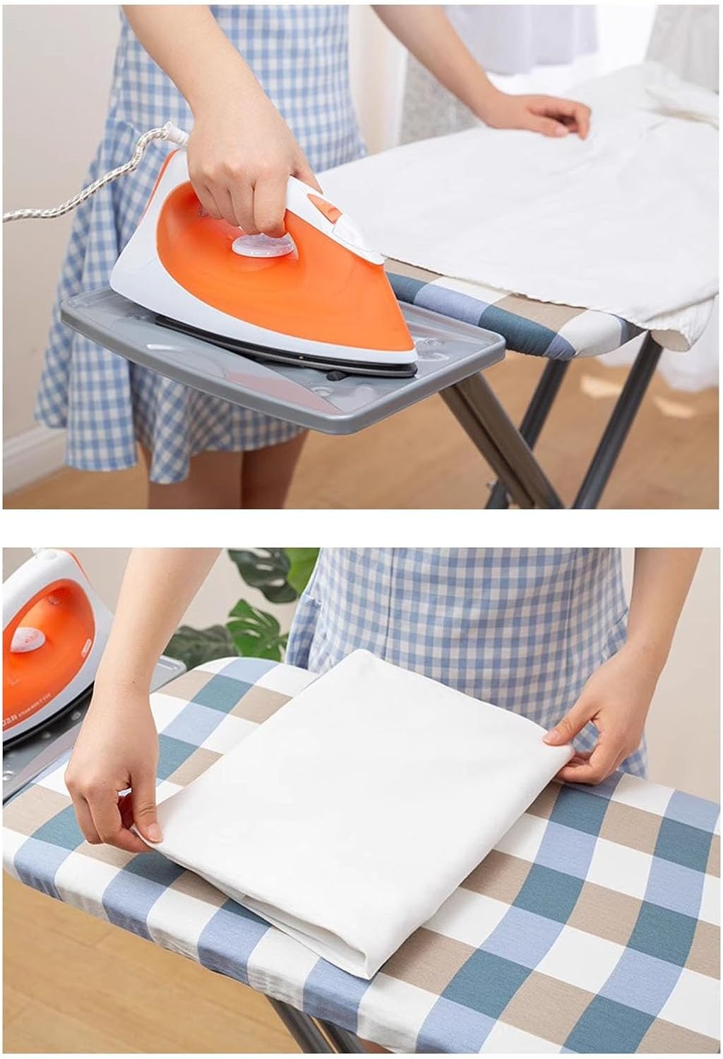 Compact Full-Size Folding Ironing Board with Iron Stand L181887