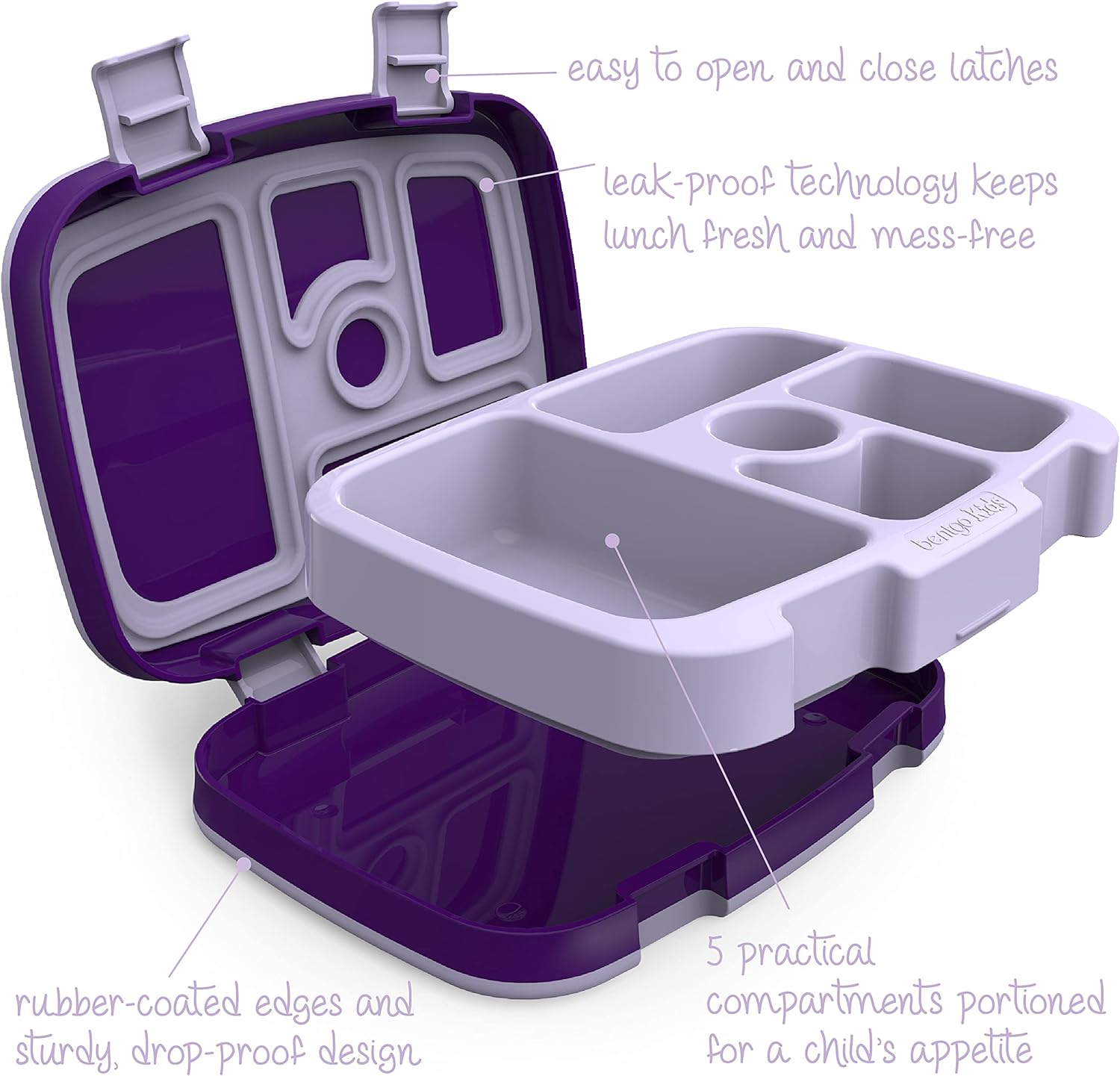 Insulated Lunch Bag Set With Bento-Style Lunch Box B6455