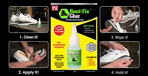 Instant Professional Grade Shoe Repair Glue Q416