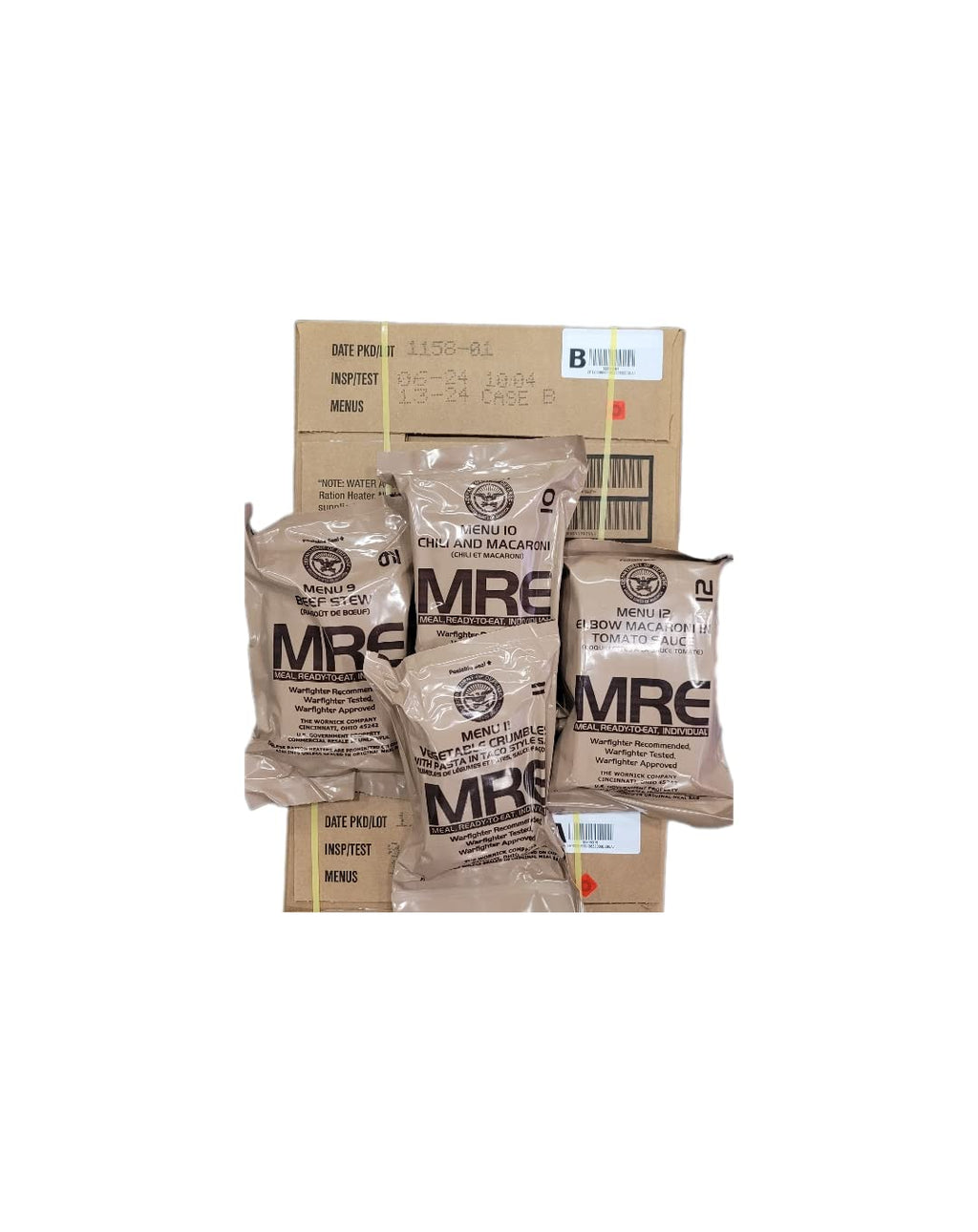 4-Pack MREs (Meals Ready-to-Eat) L274705