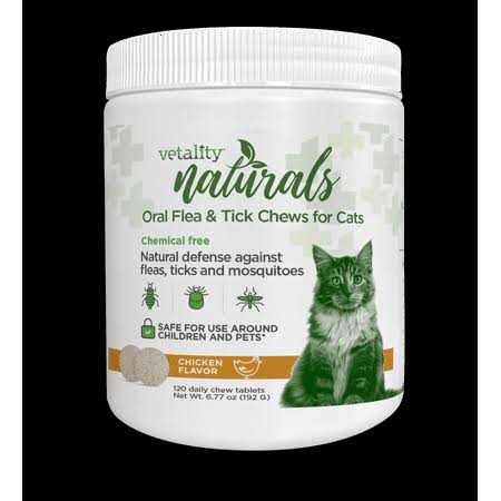 120 ct Oral Flea & Tick Chews for Cats Q38591