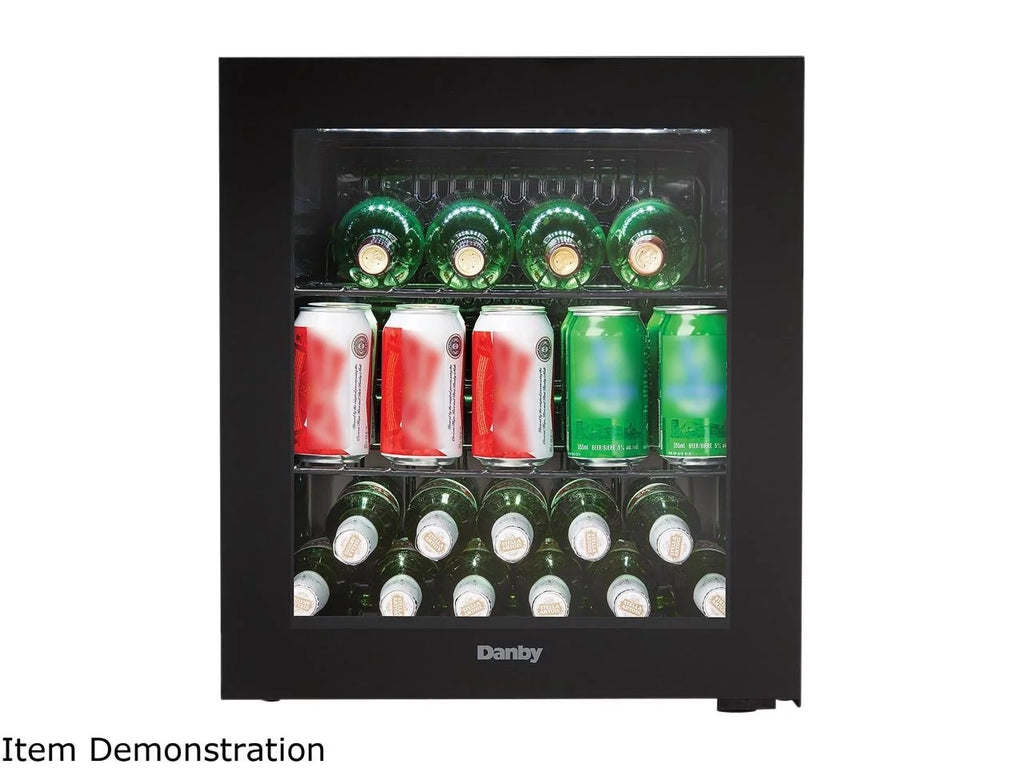 1.8 Cu. Ft. 16 Bottle Free-Standing Counter-top Wine Cooler in Black R8871