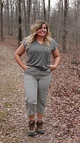 Relaxed Fit Lightweight Quick Drying Stretch Woven Pants with Pockets Q523