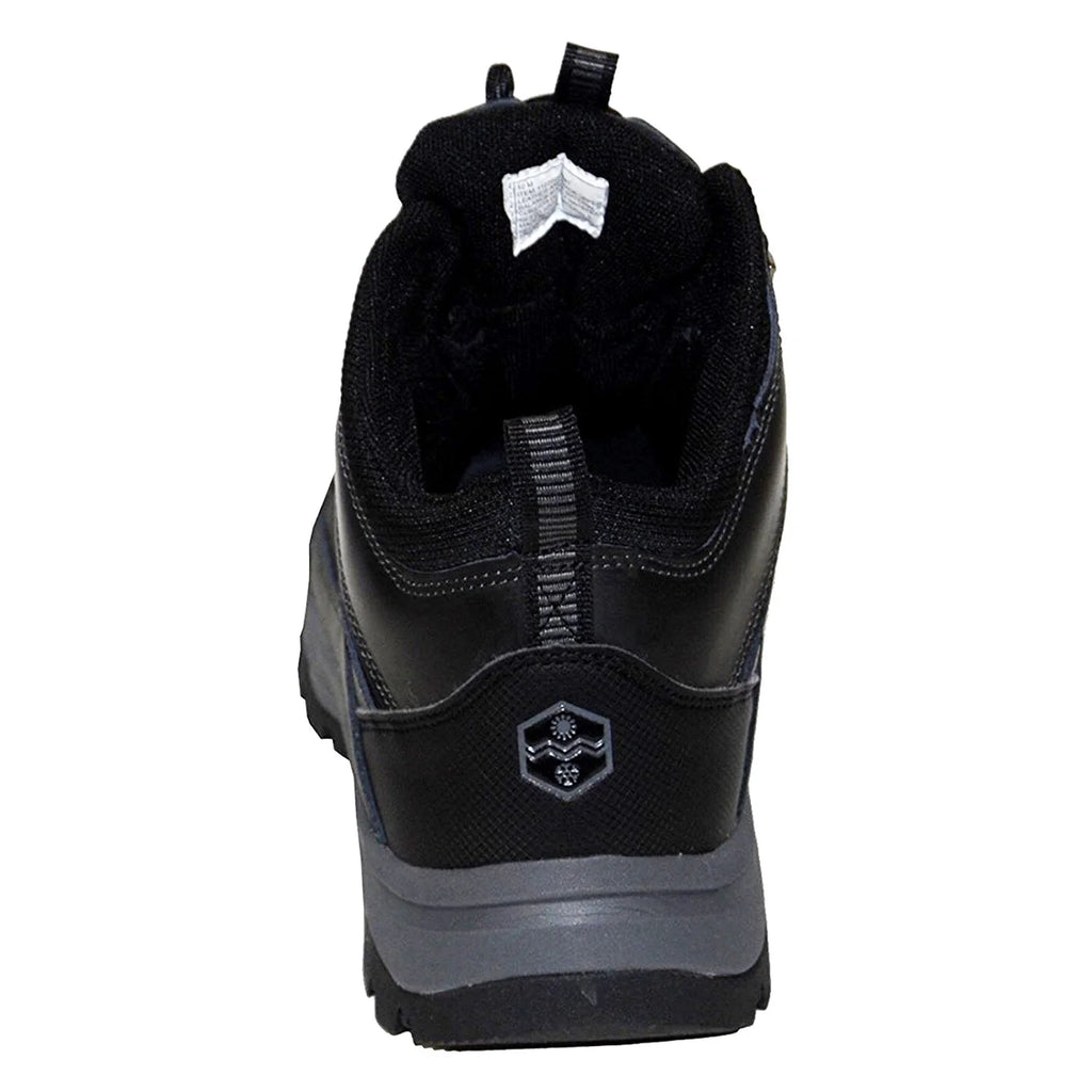 Black Leather Hiking Boots D182