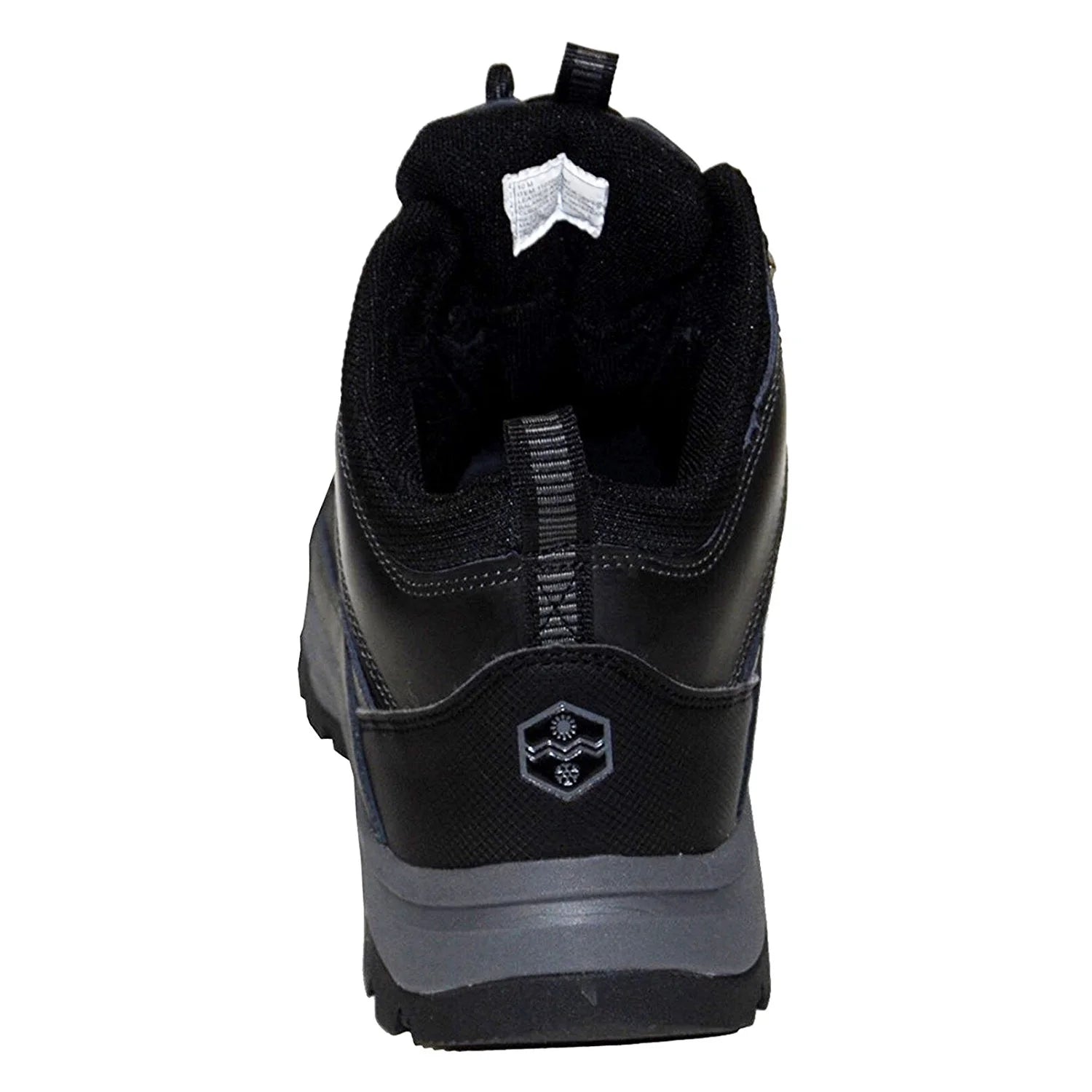 Black Leather Hiking Boots D182