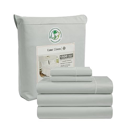 100% Egyptian Cotton Queen Sheet Set - 4 PCs - White Bed Sheets Q1490