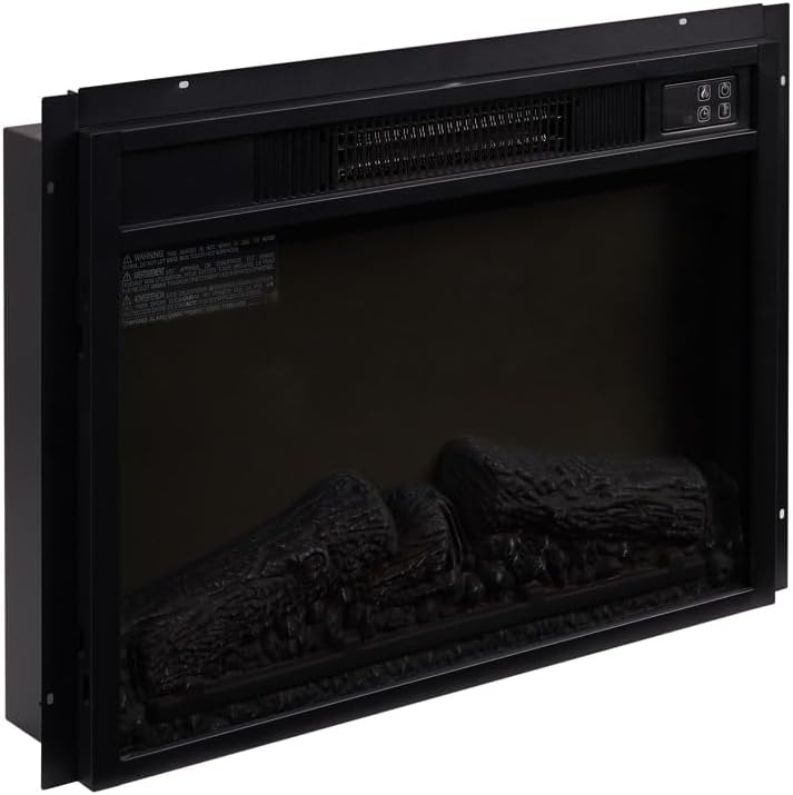 Black 23" Electric Fireplace Insert K11088