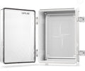 Grey ABS Plastic Junction Box IP67 Waterproof Dustproof Enclosure Pack of 2 E3337