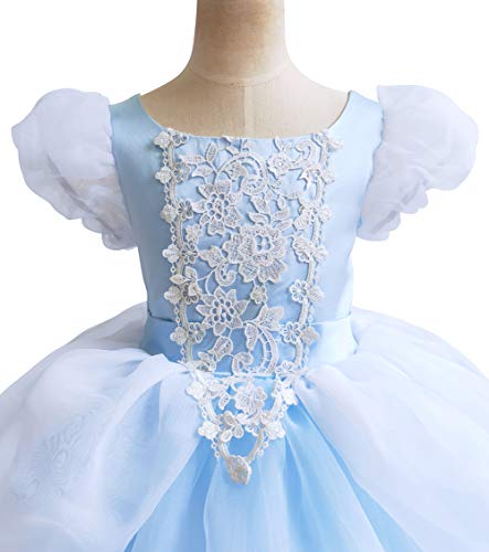 Cinderella Costume Princess Dress Up Ball Gown I678
