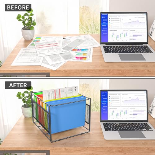 Hanging File Folder Frame for Legal and Letter Size, 15.2"L x 12.4"W x 10.5"H, 1 Pack W1452