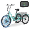 7 Speeds 3 Wheel Electric Bike with 350W 36V Removable Battery Q5361