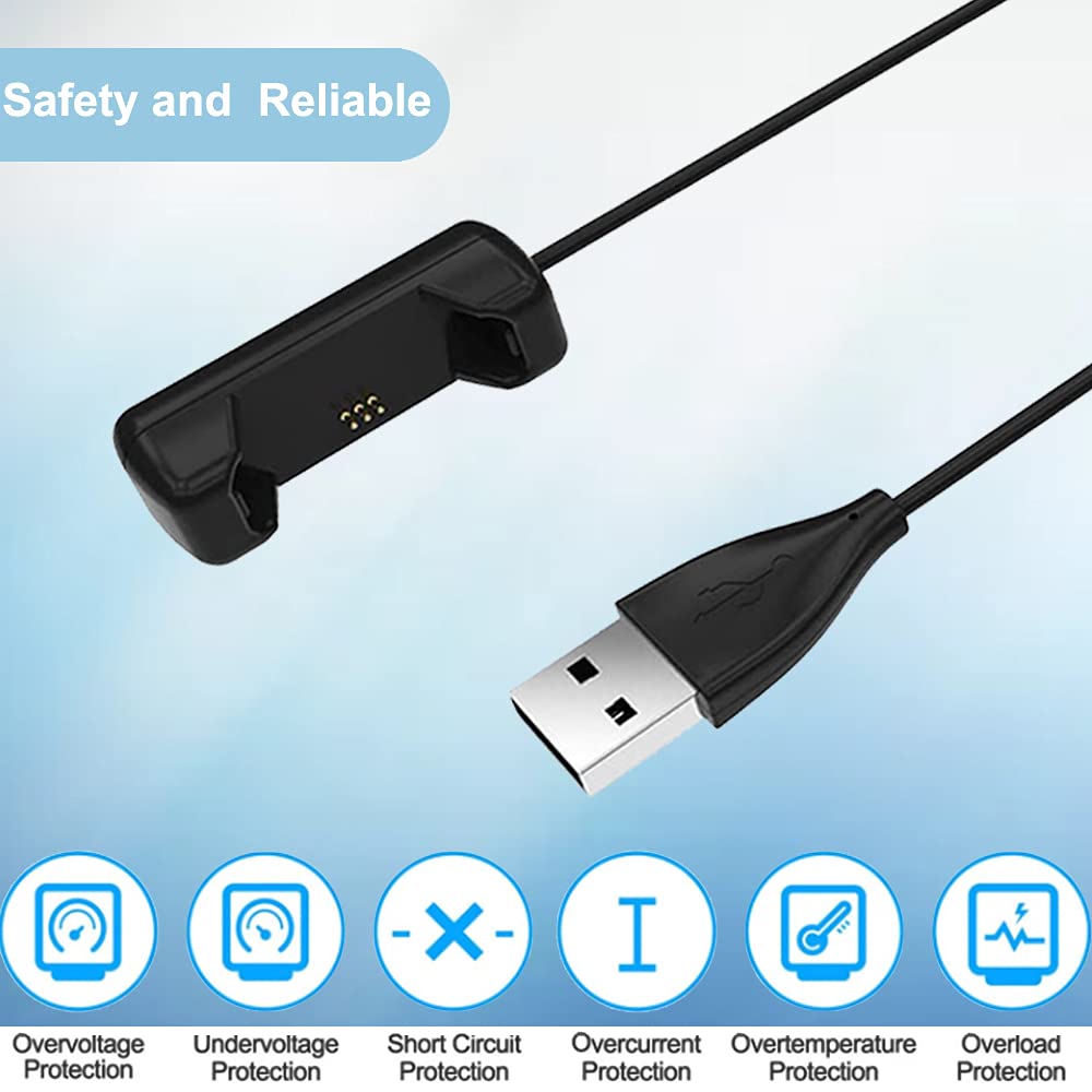 Replacement USB Charging Cable for Fitbit Flex 2 (Black) J1346