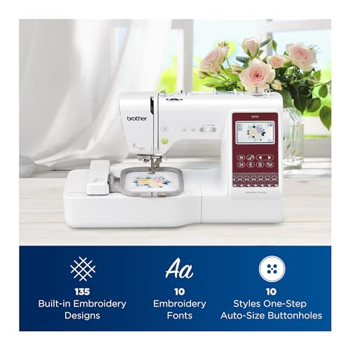 Computerized Sewing and Embroidery Machine with 4 x 4-inch Embroidery Area F8279