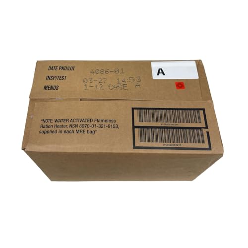 12 Pack Emergency Meals Ready to Eat E557373