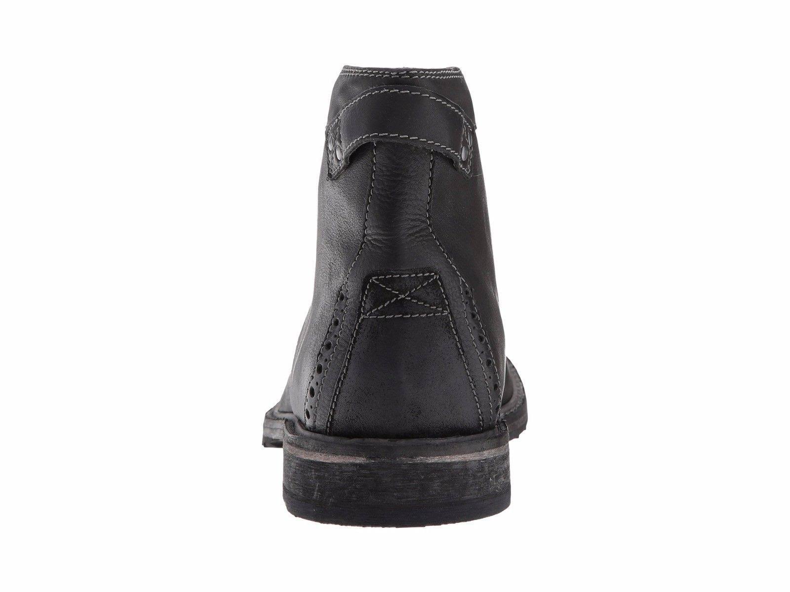 Black Leather Shoes D46154