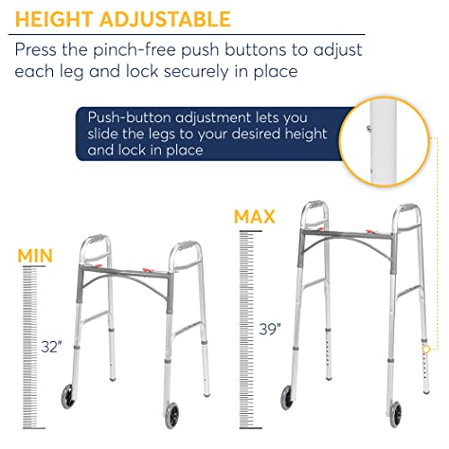 2-Button Folding Walker J30958