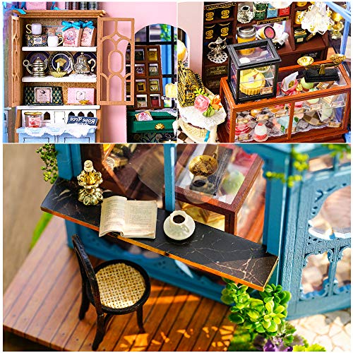 1:24 Scale DIY Dollhouse Kit with Furniture A164791