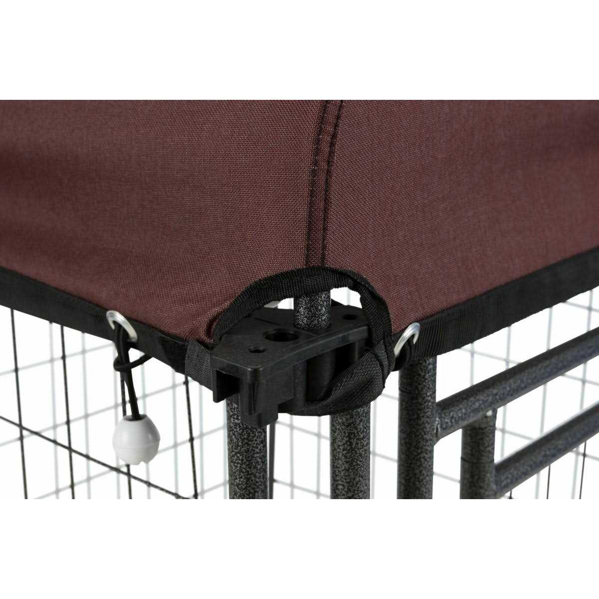 Deluxe Outdoor Dog Kennel with Cover K658