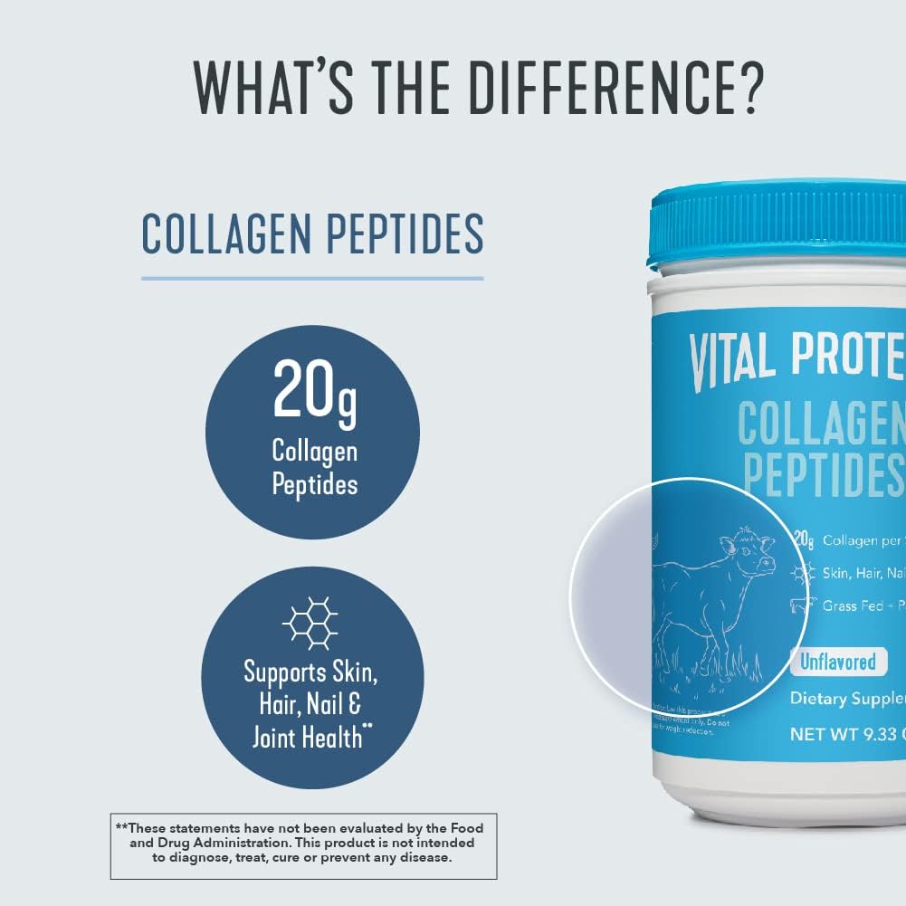 Unflavored Collagen Peptides Powder 9.33 OZ E13986