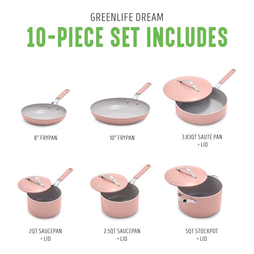 10-Piece Ceramic Nonstick Cookware Set S41918
