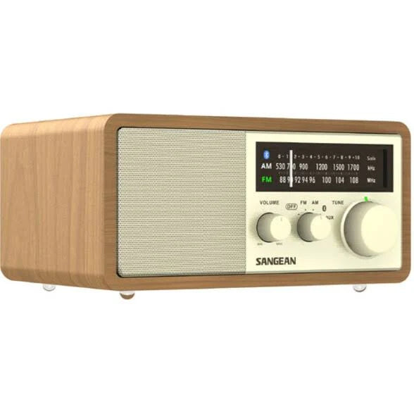 AM-FM Bluetooth Wooden Cabinet Radio M406698