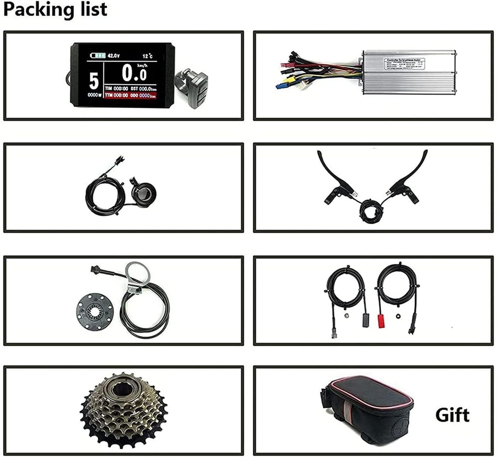29inch-48V/350W Rear Wheel Electric Bicycle Hub Motor Kit C54970