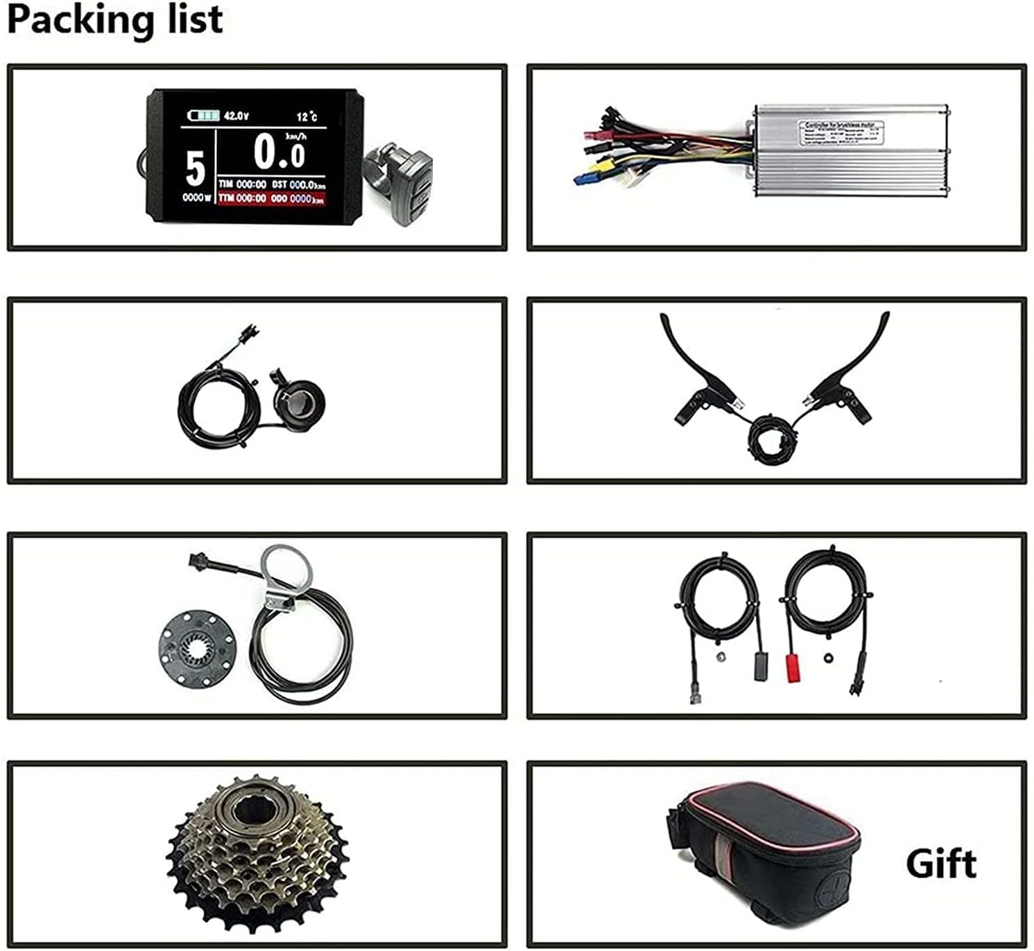 29inch-48V/350W Rear Wheel Electric Bicycle Hub Motor Kit C54970