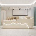 Reception Desk with Lockers and Storage Shelves Y130212