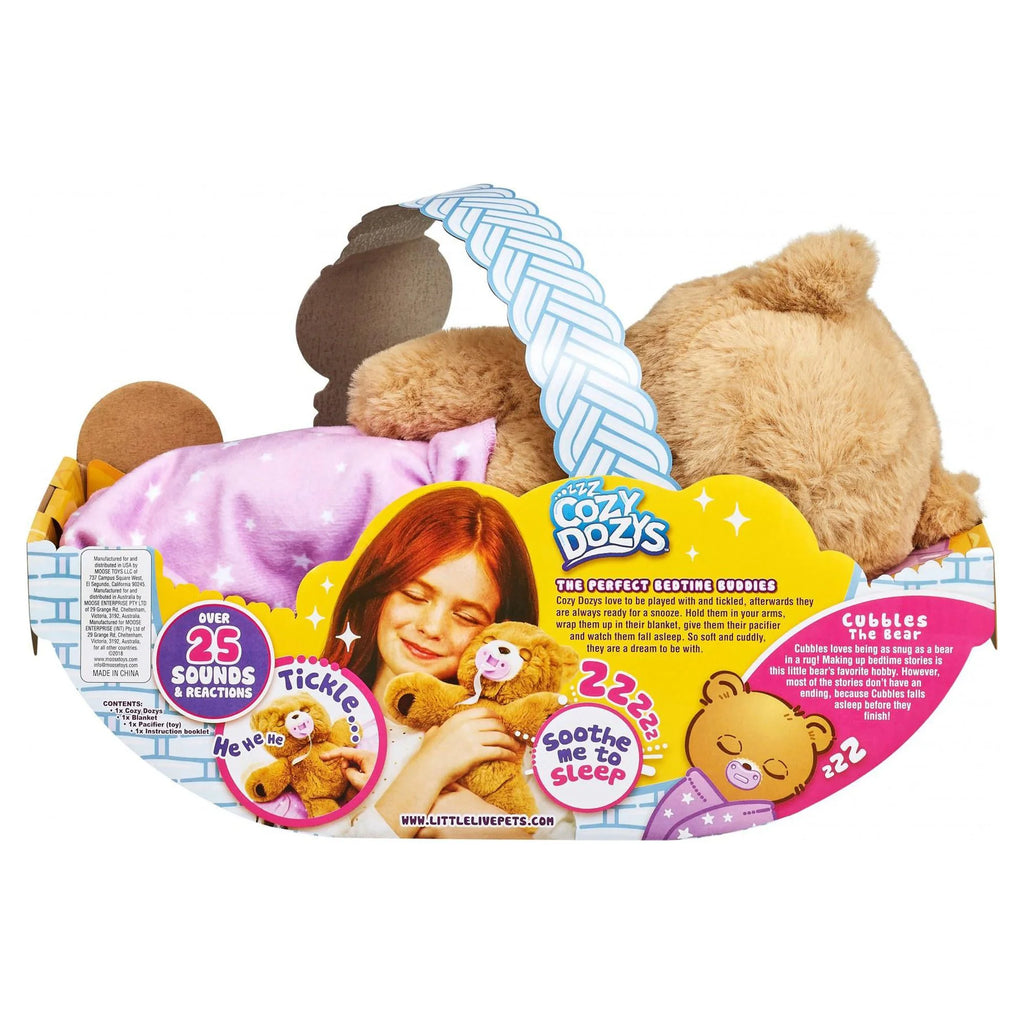 Cozy Dozy Bear with Sounds and Reactions W57280