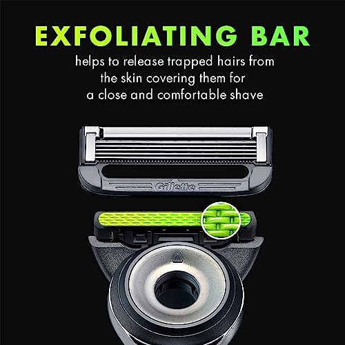 6 Razor Blade Refills and 7oz Rapid Foaming Shave Gel J60562