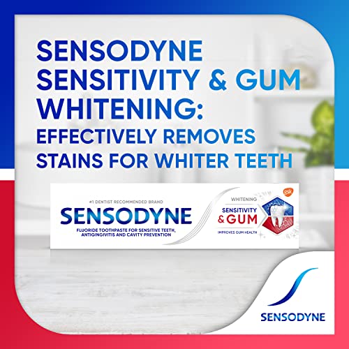 3.4 Ounces Pack of 2 Whitening Toothpaste for Sensitive Teeth J846
