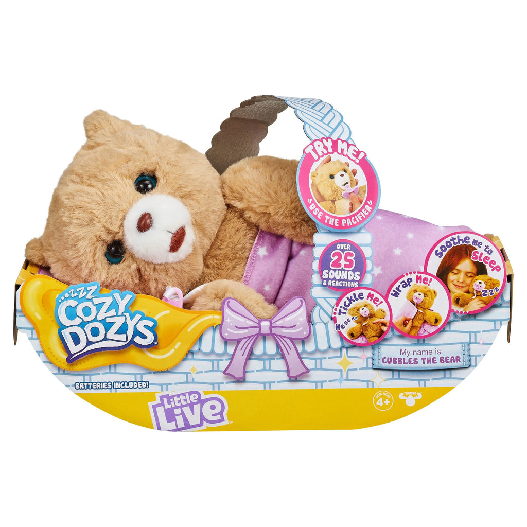 Cozy Dozy Bear with Sounds and Reactions W57280