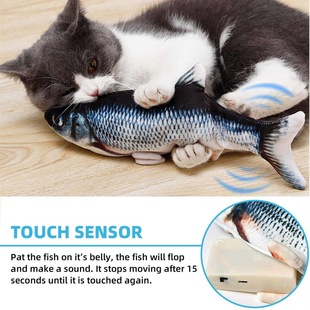 Electric Floppy Fish Cat Toy C312